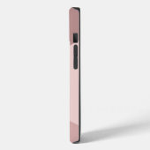 ほこりっぽいピンクのモノグラム名 Case-Mate iPhoneケース (裏面 / 左)