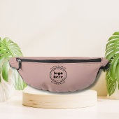 ほこりっぽいピンクの会社のロゴビジネスのプロモーション ファニーパック