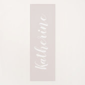 ほこりっぽいピンクの書名ヨガマット ヨガマット (正面)