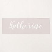 ほこりっぽいピンクの書名ヨガマット ヨガマット (正面(横))