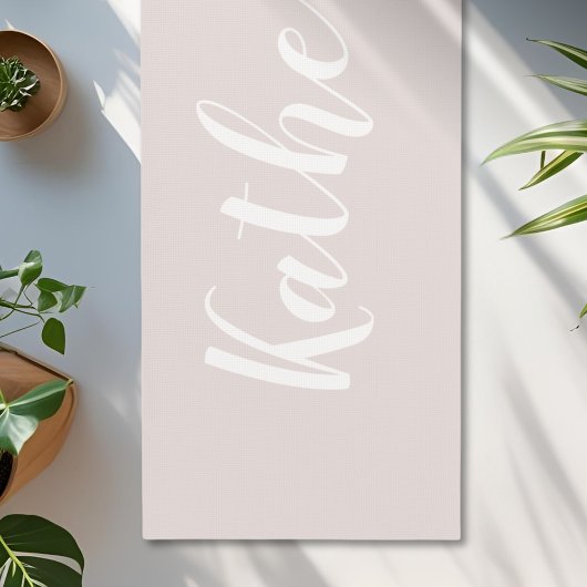 ほこりっぽいピンクの書名ヨガマット ヨガマット