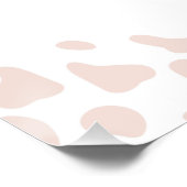 ほこりっぽいピンクの最初のRodeo最初の誕生日ウェルカムサイン ポスター (コーナー)