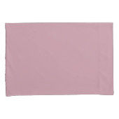 ほこりっぽいピンクの枕カバー 枕カバー (正面右)