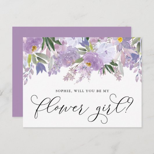 ほこりっぽいピンクの牡丹は私の花の女の子カードになる ポストカード (正面/裏面)