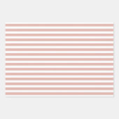 ほこりっぽいピンクカスタム色のハッピーバースデーと愛 ラッピングペーパーシート (正面3)