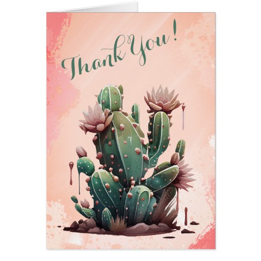 ほこりっぽいピンクサボテン開花 (正面)