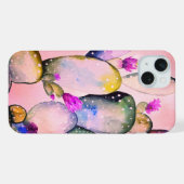 ほこりっぽいピンクサボテン iPhoneケース (裏面横)