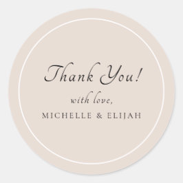 ほこりっぽいピンクサンキュー結婚式の引き出物シール ラウンドシール