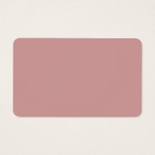 ほこりっぽいピンクシンプル色のドリンクチケットウェディングレセプション (裏面)