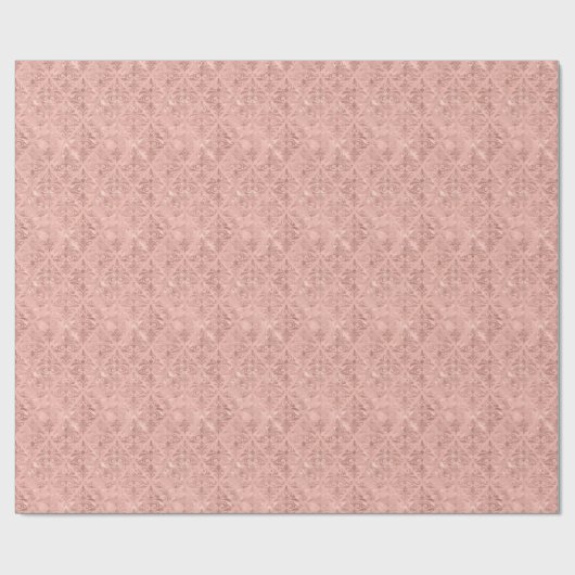 ほこりっぽいピンクダエレガントマビクトリアンスク ラッピングペーパー (フラット)