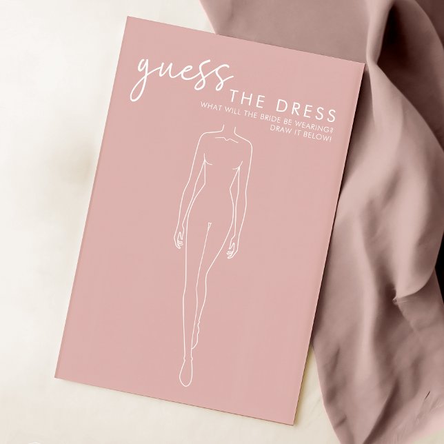 ほこりっぽいピンクブライダルシャワードレスゲームを推測 (クリエイターアップロード済み)