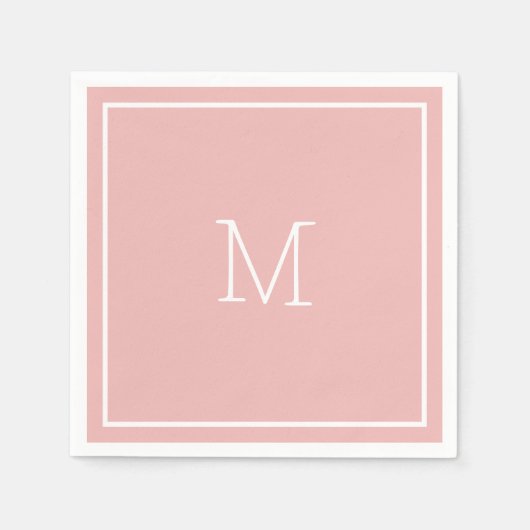 ほこりっぽいピンクペーパーナプキン スタンダードカクテルナプキン (正面)