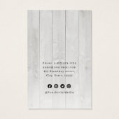 ほこりっぽいピンクボホフローラカスタムロゴイヤリングディスプレイ (裏面)