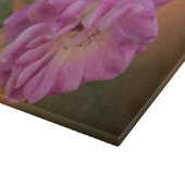 ほこりっぽいピンクローズ カッティングボード (角)