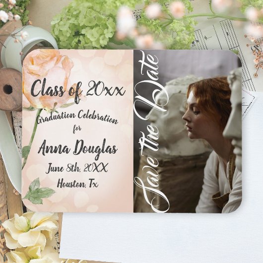 ほこりっぽいピンクヴィンテージボーバラ発表 マグネット