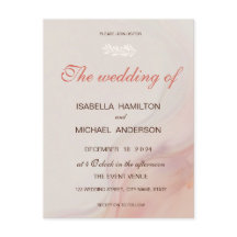 ほこりっぽいピンク大理石スクリプトカリグラフィホワイトブランチ