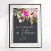 ほこりっぽいピンク紫の花を推測する多くのキスゲーム ポスター