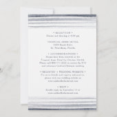 ほこりっぽいピンク色のバラでブルホーン結婚の音 招待状 (裏面)