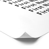 ほこりっぽいピンク色のバラ結婚の4テーブルの座席表 ポスター (角)