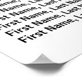 ほこりっぽいピンク色のバラ結婚の6テーブルの座席表 ポスター (角)