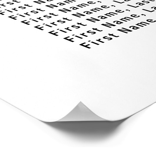 ほこりっぽいピンク色のバラ結婚の9テーブルの座席表 ポスター (角)