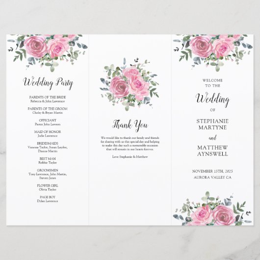 ほこりっぽいピンク色のローズユーカリ勲章 (正面)