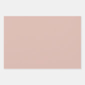 ほこりっぽいピンク色の子供たちイードムバラク ラッピングペーパーシート (正面3)