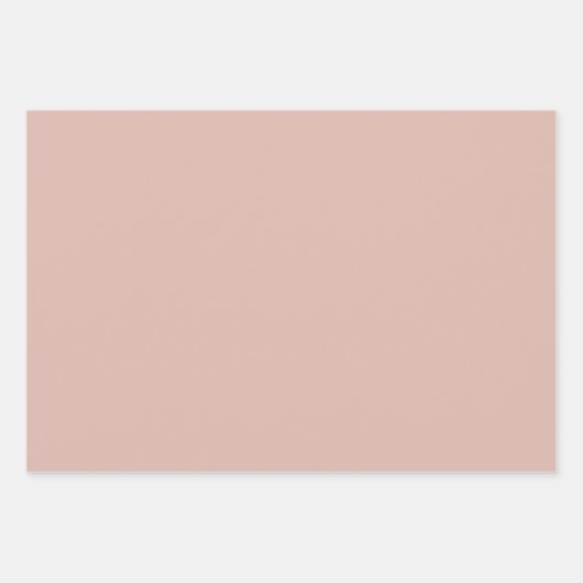 ほこりっぽいピンク色の子供たちイードムバラク ラッピングペーパーシート (正面3)