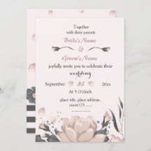 ほこりっぽいピンク色の濃い灰色の花は素晴ら結婚しい