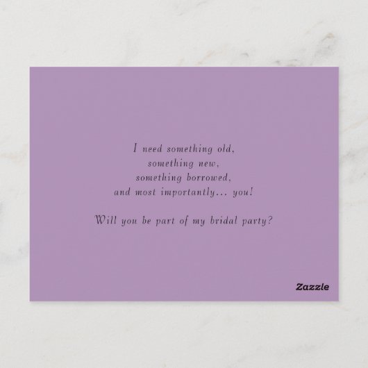 ほこりっぽいピンク色の牡丹が私の花嫁のカードになる ポストカード (裏面)