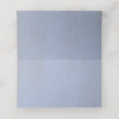 ほこりっぽいピンク色の花ロマンエレガントティック結婚ズ プレイスカード (内部開封)