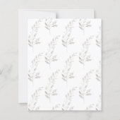 ほこりっぽいピンク色の花 |ブライダルシャワー |アドバイス (裏面)