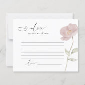 ほこりっぽいピンク色の花 |ブライダルシャワー |アドバイス (正面)