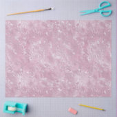 ほこりっぽいピンク色の霜降り模様 薄葉紙 (クラフト)