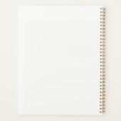 ほこりっぽいピンク色の黄色い緑のフローラアジサイ プランナー手帳 (裏面)