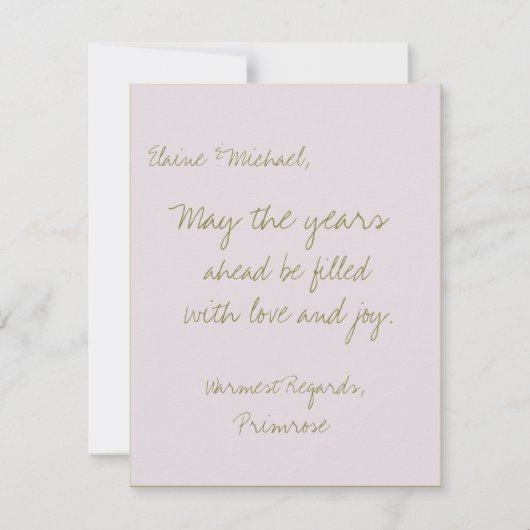 ほこりっぽいピンク赤面バラホワイトクリーミー結婚牡丹 ノートカード (裏面)