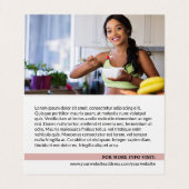 ほこりっぽいピンクQRコードフォトソーシャルメディアのアイコン 名刺 (内部フラット)