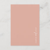 ほこりっぽいピ結婚ンクのエンクロージャカード エンクロージャーカード (裏面)