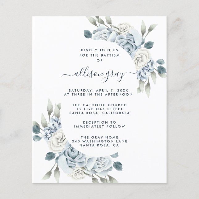 ほこりっぽいフローラバプテスマ (正面)