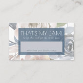 ほこりっぽいフローラ | Smoky Blue Pastelバラ曲のリクエスト エンクロージャーカード (正面)