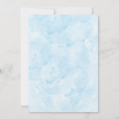 ほこりっぽいブライダルシャワー 招待状 (裏面)