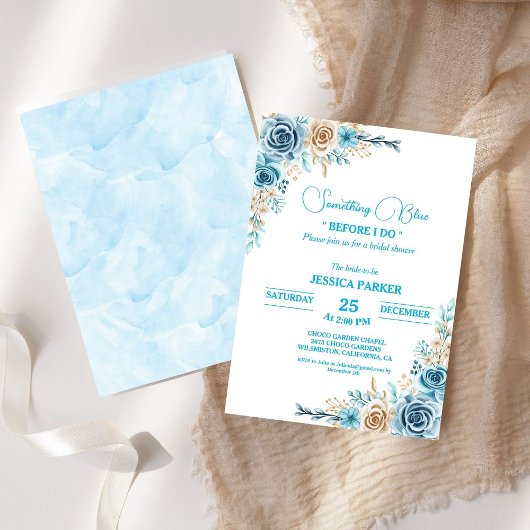 ほこりっぽいブライダルシャワー 招待状