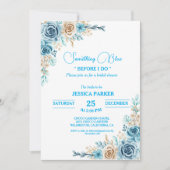 ほこりっぽいブライダルシャワー 招待状 (正面)