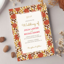 ほこりっぽいブラントオレンジ牡丹の花秋の結婚式