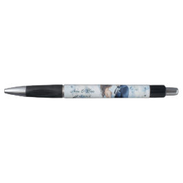 ほこりっぽいブルーアルコールインクブリッ結婚ド&新郎 ボールペン