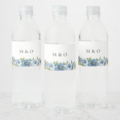 ほこりっぽいブルーイエローボタニッ結婚クス ペットボトルラベル (ボトル)