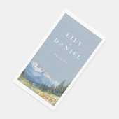 ほこりっぽいブルーウォーターカラーマウンテンワイルドフラワー結婚ズ (コーナー)