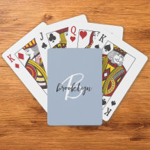 ほこりっぽいブルースクリプトモノグラム