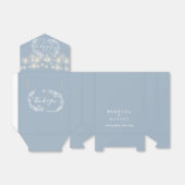 ほこりっぽいブルーストリングライトフローラ結婚ズ フェイバーボックス (折り畳みなし)