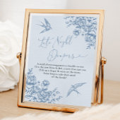 ほこりっぽいブルーチャイノエリーベビー深夜おむつ ポスター